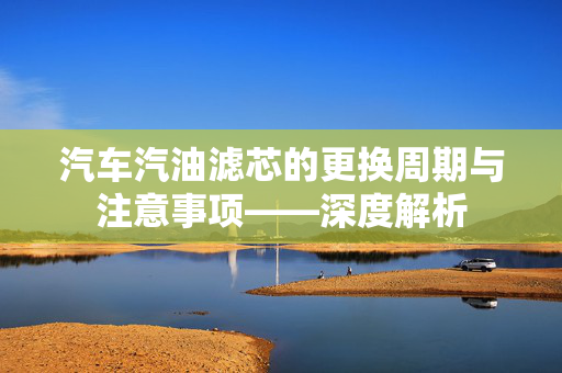 汽车汽油滤芯的更换周期与注意事项——深度解析